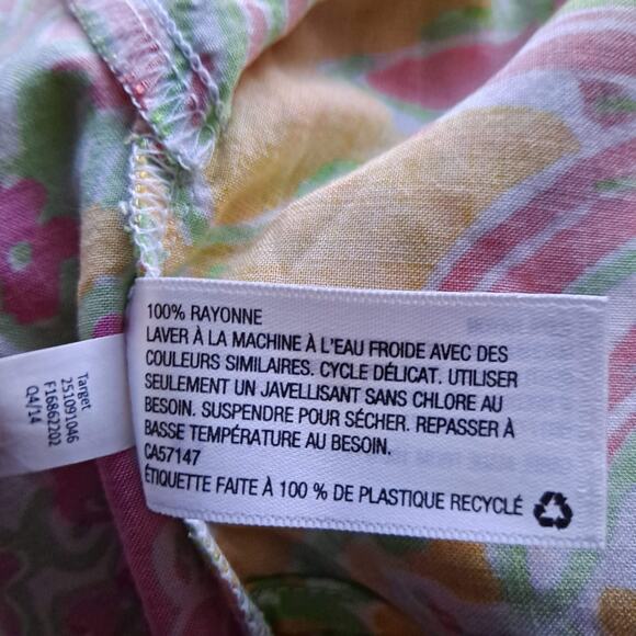 Lilly Pulitzer Challis Romper Sleeveless Floral Happy Place Yellow Women Size XS - Picture 15 of 16